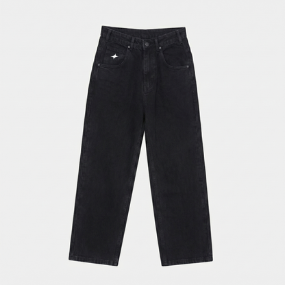 Onu Denim Jeans - 001 in Black — front