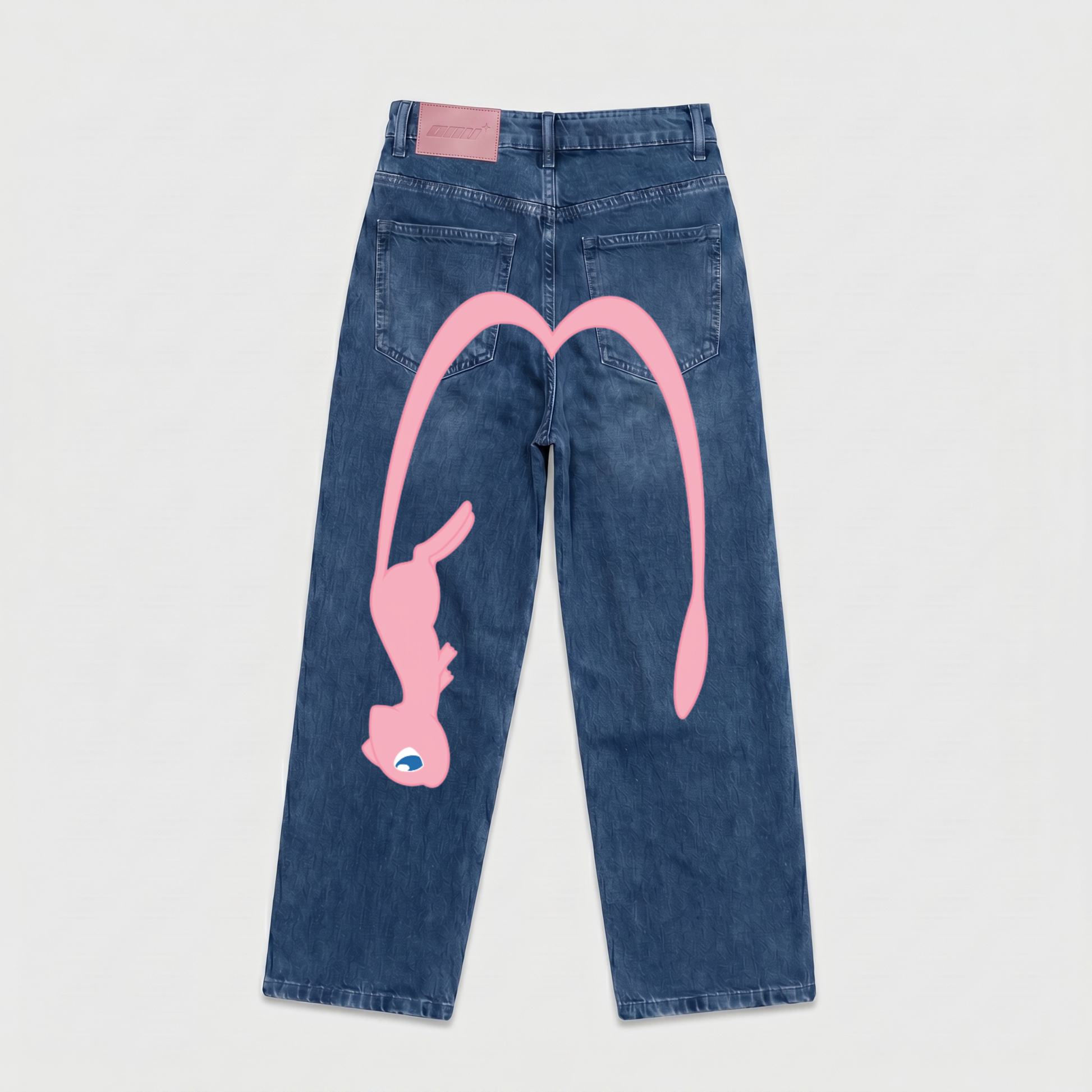 Onu Denim Jeans - 001 in Blue — back
