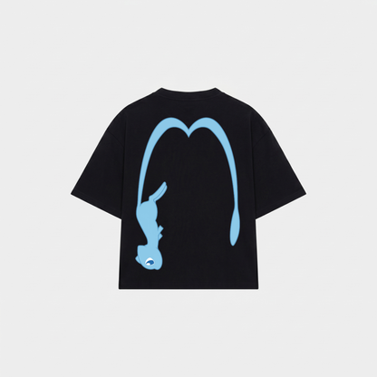 Onu Tee - 001 in Black — back