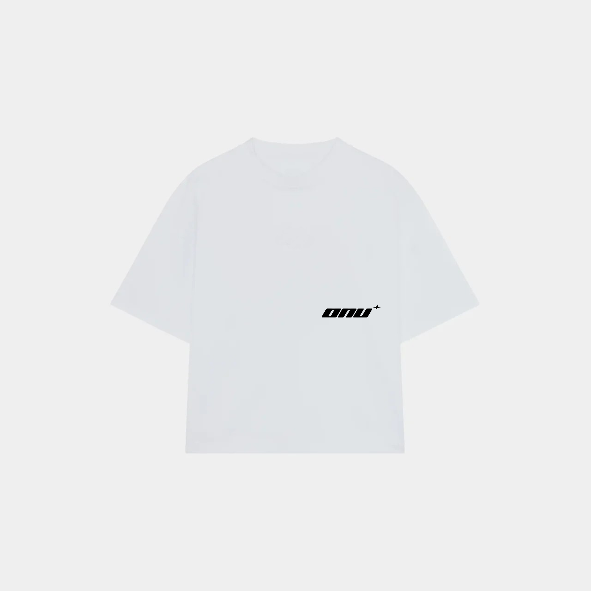 Onu Tee - 001 in White — front